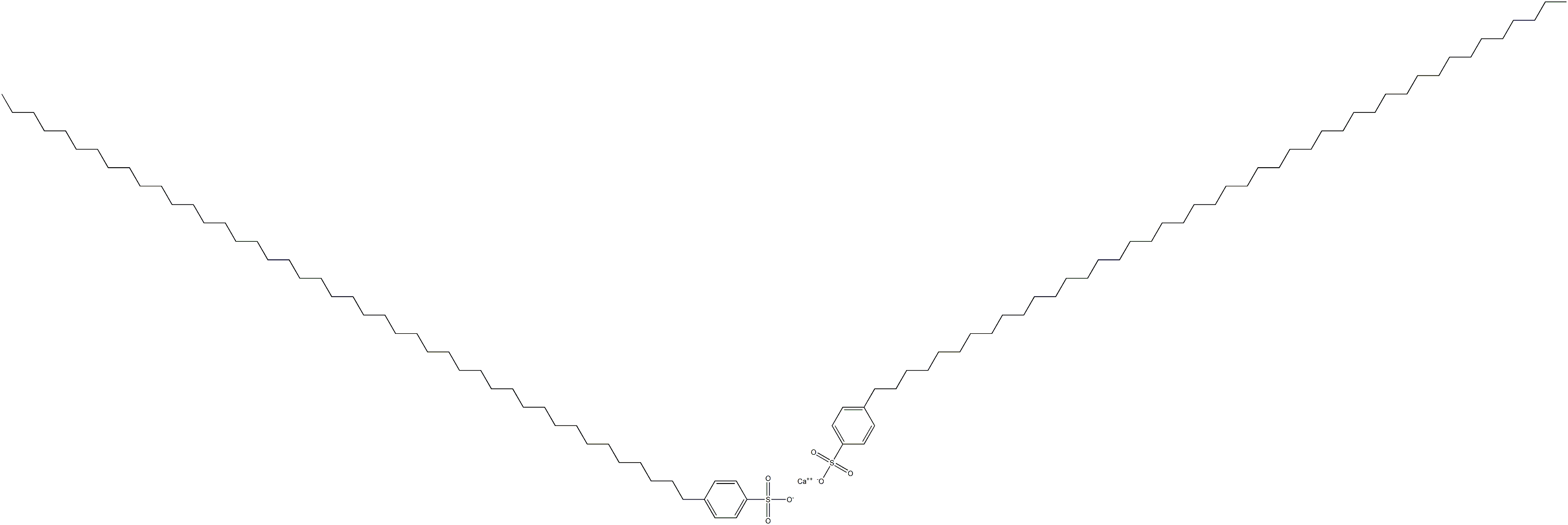 Bis[4-(tetratetracontan-1-yl)benzenesulfonic acid]calcium salt Struktur