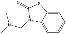 3-[Dimethylaminomethyl]benzothiazol-2(3H)-one Struktur