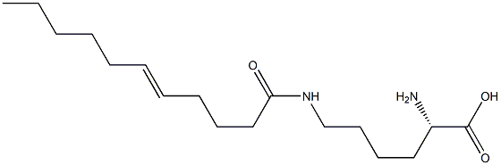 N6-(5-Undecenoyl)lysine Struktur