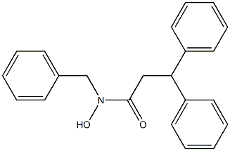 N-(Benzyl)-3,3-diphenylpropanehydroxamic acid Struktur