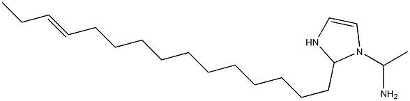 1-(1-Aminoethyl)-2-(12-pentadecenyl)-4-imidazoline Struktur