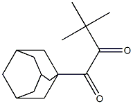 3,3-Dimethyl-1-(1-adamantyl)-1,2-butanedione Struktur