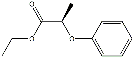 (R)-2-Phenoxypropanoic acid ethyl ester Struktur