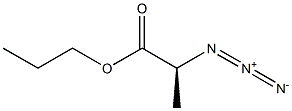 [S,(-)]-2-Azidopropionic acid propyl ester Struktur