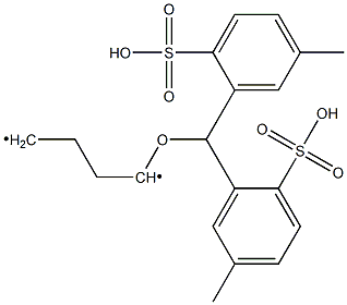 Bis(p-toluenesulfonic acid)[S,(-)]-2-methoxy-1,4-butanediyl Struktur