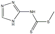 N-(4H-1,2,4-Triazol-3-yl)dithiocarbamic acid methyl ester Struktur