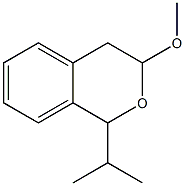 3,4-Dihydro-1-isopropyl-3-methoxy-1H-2-benzopyran Struktur