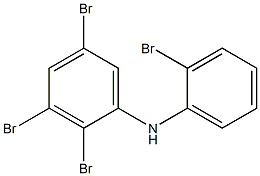 2,3,5-Tribromophenyl 2-bromophenylamine Struktur