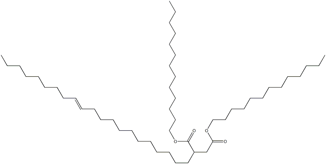 2-(12-Henicosenyl)succinic acid ditridecyl ester Struktur