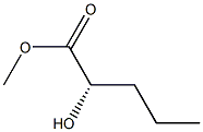 [S,(+)]-2-Hydroxyvaleric acid methyl ester Struktur