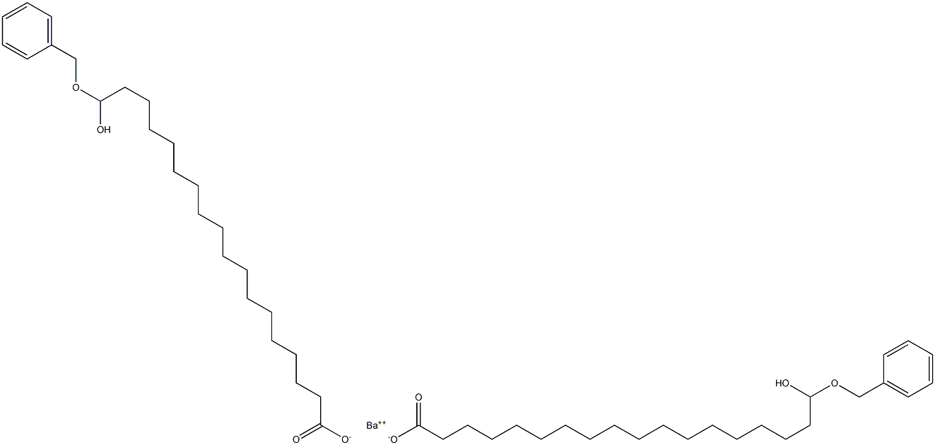 Bis(18-benzyloxy-18-hydroxystearic acid)barium salt Struktur