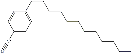 4-Dodecylbenzenediazonium Struktur