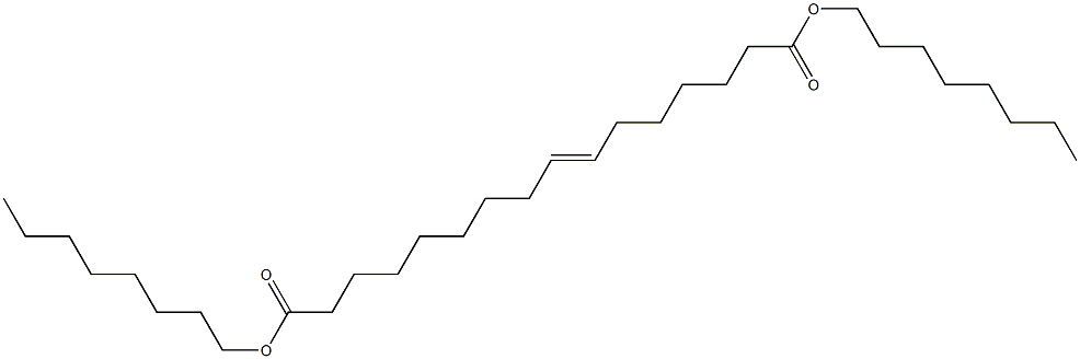 9-Hexadecenedioic acid dioctyl ester Struktur