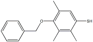 4-Benzyloxy-2,3,5-trimethylbenzenethiol Struktur