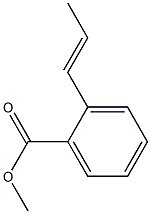 2-(1-Propenyl)benzoic acid methyl ester Struktur