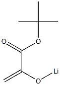 2-Lithiooxyacrylic acid tert-butyl ester Struktur