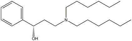 (1S)-3-(Dihexylamino)-1-phenylpropan-1-ol Struktur