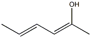 2,4-Hexadien-2-ol Struktur