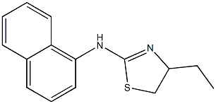 4-Ethyl-2-(1-naphtyl)amino-2-thiazoline Struktur