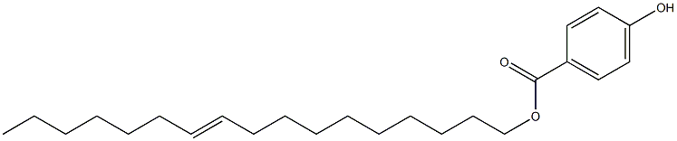 4-Hydroxybenzoic acid 10-heptadecenyl ester Struktur