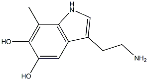 3-(2-Aminoethyl)-7-methyl-1H-indole-5,6-diol Struktur