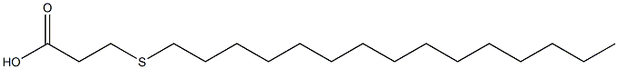 3-(Pentadecylthio)propionic acid Struktur