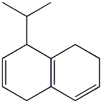 1,4,5,6-Tetrahydro-4-isopropylnaphthalene Struktur