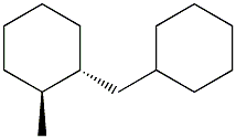 (1R,2S)-1-(Cyclohexylmethyl)-2-methylcyclohexane Struktur