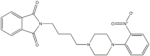 N-[4-[4-(2-Nitrophenyl)-1-piperazinyl]butyl]phthalimide Struktur