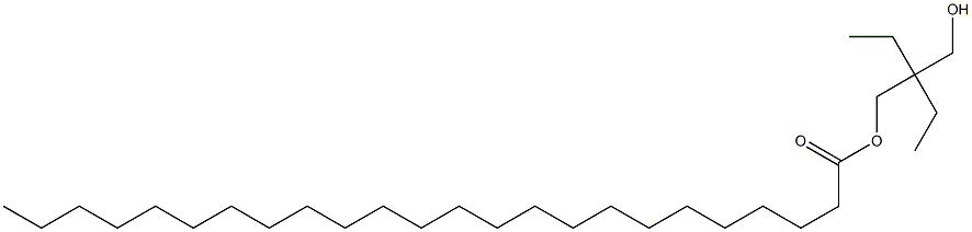 Tetracosanoic acid 2-ethyl-2-(hydroxymethyl)butyl ester Struktur