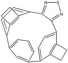 3,4-[m-Phenylenebis(ethylene-4,1-phenylene)]-1,2,5-thiadiazole Struktur