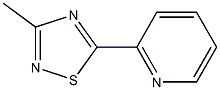 2-(3-Methyl-1,2,4-thiadiazol-5-yl)pyridine Struktur