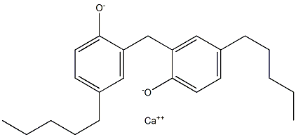 Calcium 2,2'-methylenebis(4-pentylphenoxide) Struktur