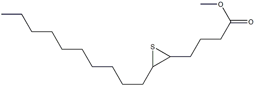 5,6-Epithiopalmitic acid methyl ester Struktur