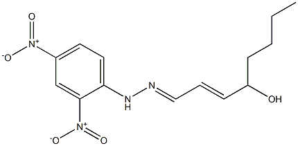 4-Hydroxy-2-octenal 2,4-dinitrophenyl hydrazone Struktur