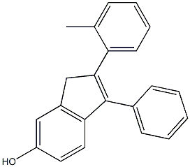 2-(2-Methylphenyl)-3-(phenyl)-1H-inden-6-ol Struktur