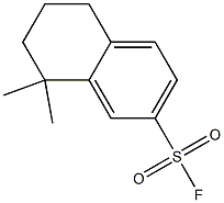 5,6,7,8-Tetrahydro-8,8-dimethylnaphthalene-2-sulfonic acid fluoride Struktur