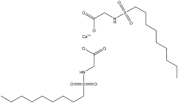 Bis(N-nonylsulfonylglycine)calcium salt Structure