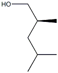 [S,(-)]-2,4-Dimethyl-1-pentanol Struktur