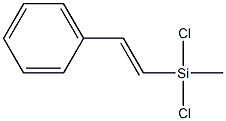 Styryldichloro(methyl)silane Struktur