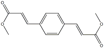 1,4-Benzenediacrylic acid dimethyl ester Struktur