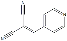 2-[(4-Pyridyl)methylene]malononitrile Struktur