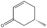 (5S)-5-Methyl-2-cyclohexene-1-one Struktur