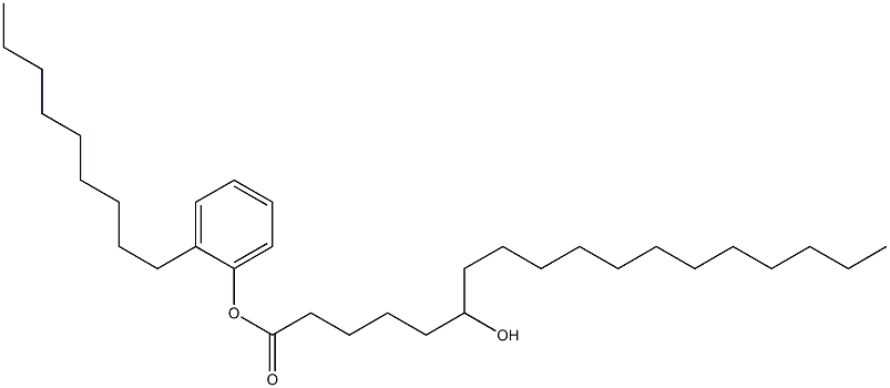 6-Hydroxystearic acid 2-nonylphenyl ester Struktur