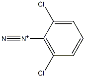 2,6-Dichlorobenzenediazonium Struktur