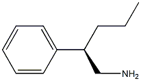 [R,(+)]-2-Phenyl-1-pentanamine Struktur