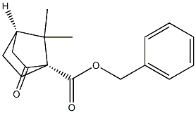 (1S,4R)-7,7-Dimethyl-2-oxobicyclo[2.2.1]heptane-1-carboxylic acid benzyl ester Struktur