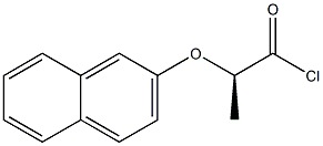 [R,(-)]-2-(2-Naphtyloxy)propionyl chloride Struktur