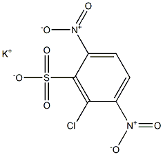 6-Chloro-2,5-dinitrobenzenesulfonic acid potassium salt Struktur