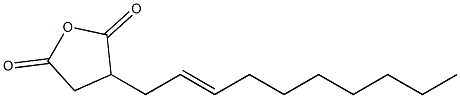 2-(2-Decenyl)succinic anhydride Struktur